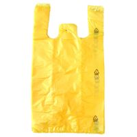 Mikrotenová taška JUMBO 55 x 70 cm - žlutá (100 ks)