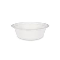 Plastová miska kulatá BIO cukrová třtina 500 ml (50 ks) - bílá