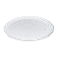 Papírový talíř hluboký průměr 32 cm - bílý (50 ks)