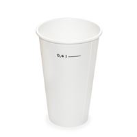 Papírový kelímek bílý 0,510 l (O90 mm) [50 ks]