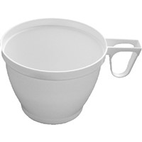 Finger food kávový šálek s ouškem 180 ml - bílý (10 ks) Finger food kávový šálek s ouškem 180 ml - bílý (10 ks)