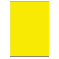 Samolepicí etikety 210 x 297 mm, A4 - reflexní žluté (100 ks)