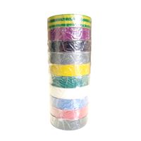 PVC elektro-izolační páska 15mm, návin 10m - DUHA (10 ks)