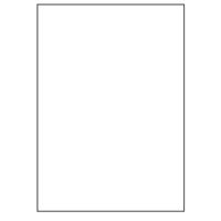 Samolepicí bílé etikety 210 x 297 mm, A4 (100 ks)