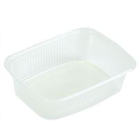 Miska hranatá 125 ml - průhledná (100 ks)