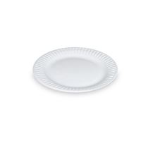 Papírový talíř mělký průměr 15 cm - bílý (100 ks)