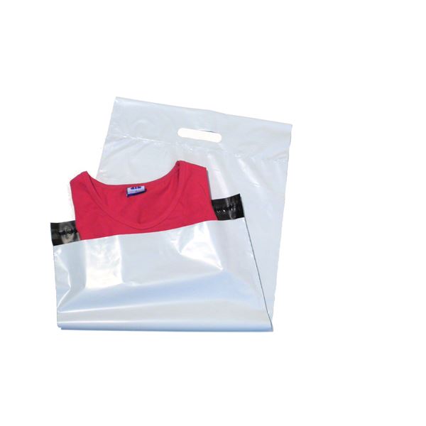 Plastová obálka - zasílací taška 200 x 350 mm + 45 mm x 0,05 mm (1 ks)