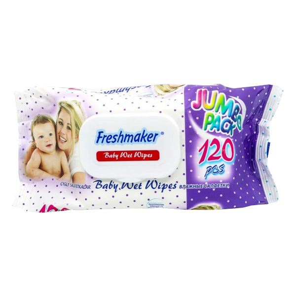 Vlhčené ubrousky Freshmaker (120 ks)