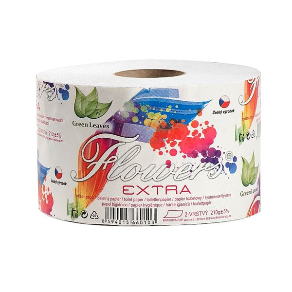 Toaletní papír Flowers Extra 1 ks, 2vrstvý