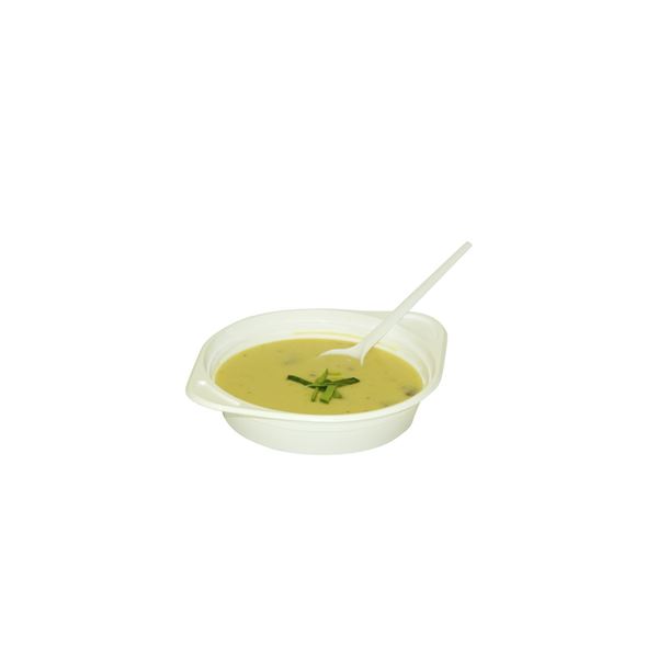 Plastový šálek na polévku 500 ml - bílý (10 ks)