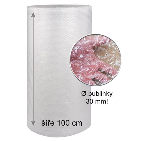 Bublinková fólie šíře 100 cm, návin 50 m