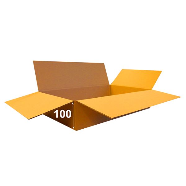 Krabice papírová klopová 3VVL 400 x 200 x 100 mm
