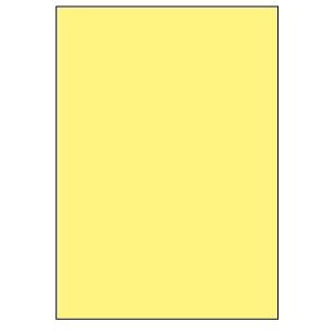 Samolepicí etikety 210 x 297 mm, A4 - žluté (100 ks)