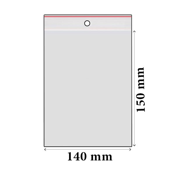 ZIP sáčky LDPE 140 x 150 mm (100 ks)