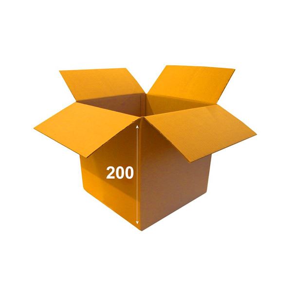 Krabice papírová klopová 3VVL 300 x 300 x 200 mm