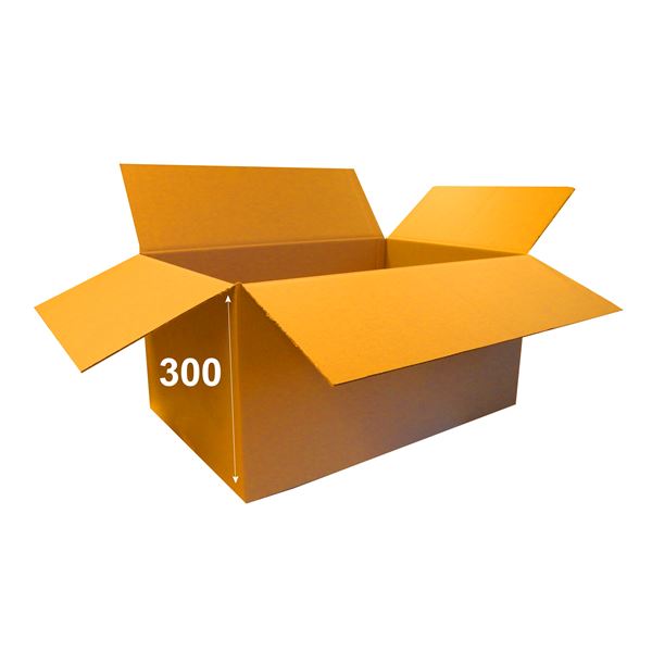 Krabice papírová klopová 3VVL 600 x 400 x 300 mm