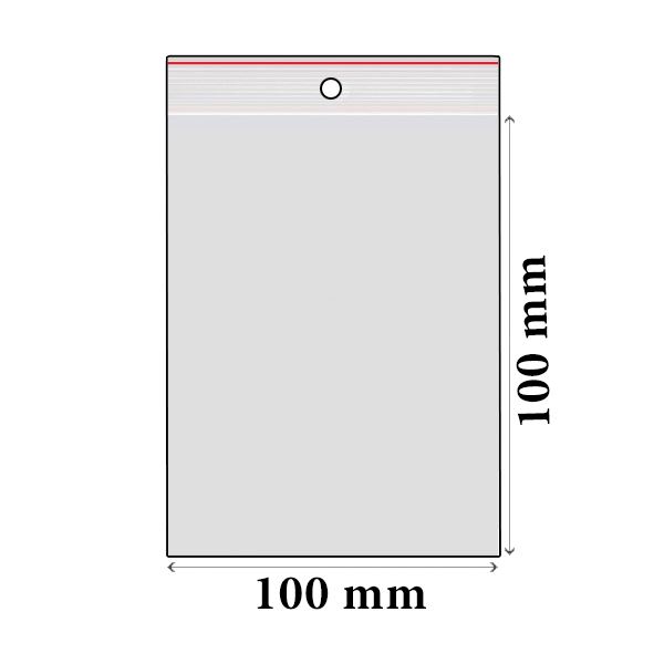 ZIP sáčky LDPE 100 x 100 mm (100 ks)
