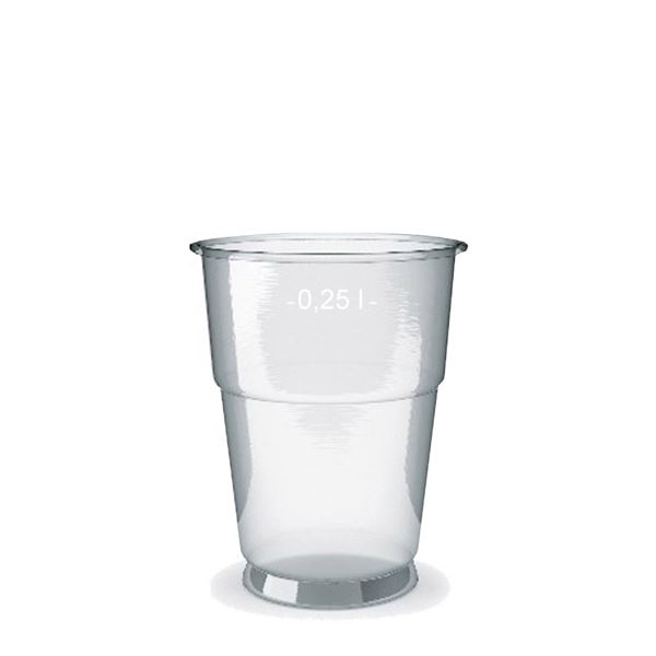 Plastový kelímek 0,25 l (50 ks)