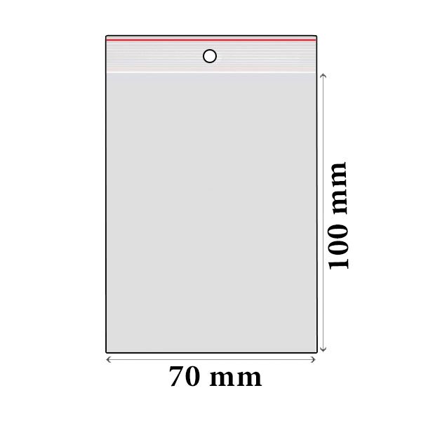 ZIP sáčky LDPE 70 x 100 mm (100 ks)