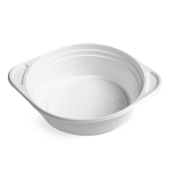 Plastový šálek na polévku bílý 500 ml (100 ks)