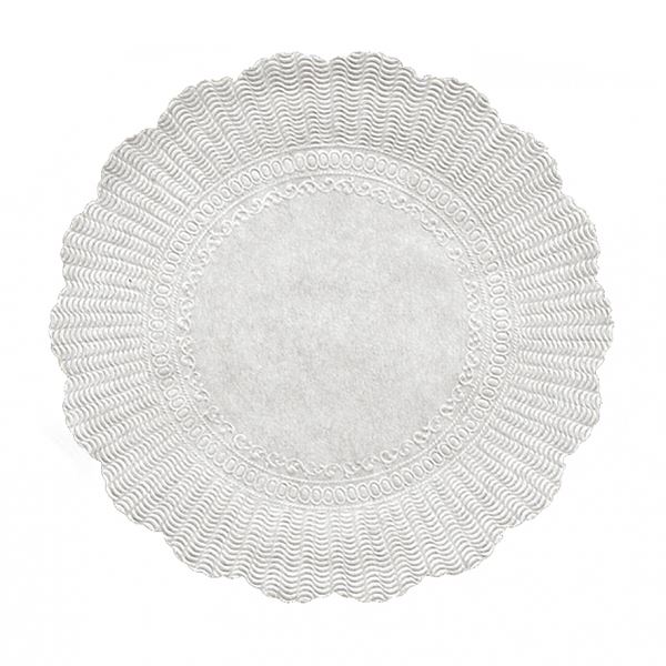 Rozetky průměr 28 cm - bílé (500 ks)