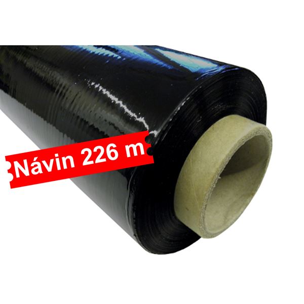 Ruční stretch fólie 500 mm, 23 mic, 2,6 kg - černá