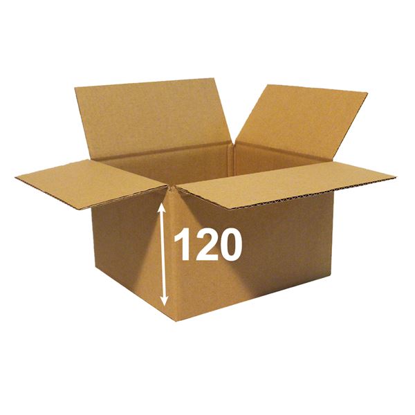 Krabice papírová klopová 3VVL 200 x 180 x 120 mm