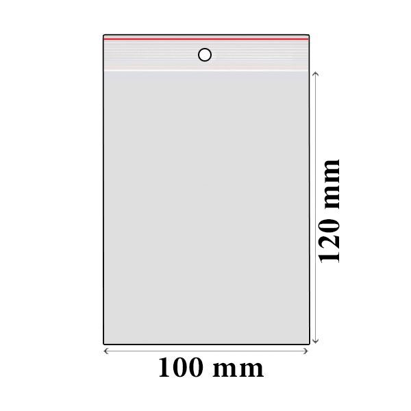 ZIP sáčky LDPE 100 x 120 mm (100 ks)