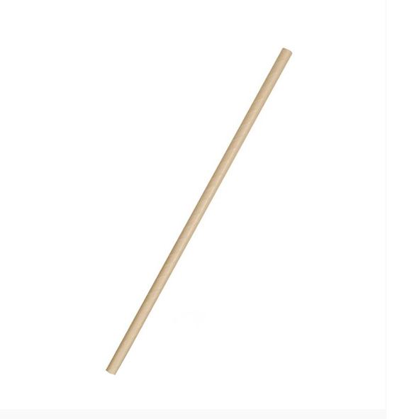 Slámka papírová rovná, natural (100 ks)