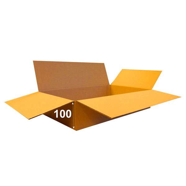 Krabice papírová klopová 3VVL 400 x 300 x 100 mm