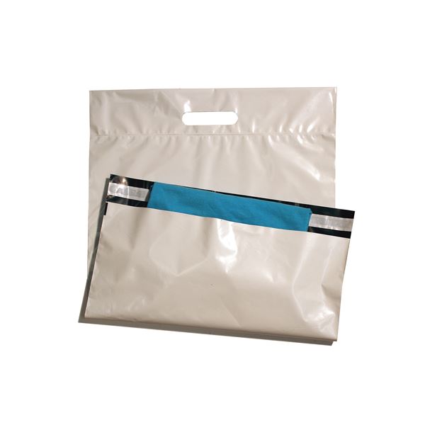 Plastová obálka - taška, 400 x 500 mm, PCR recyklát