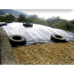 Silážní plachta SILOFOL rolovaná 10 x 20 m, síla 0,120 mm - černá