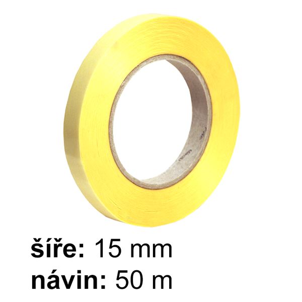 Oboustranná lepicí páska šíře 15 mm x 50 m, PP nosič 4140