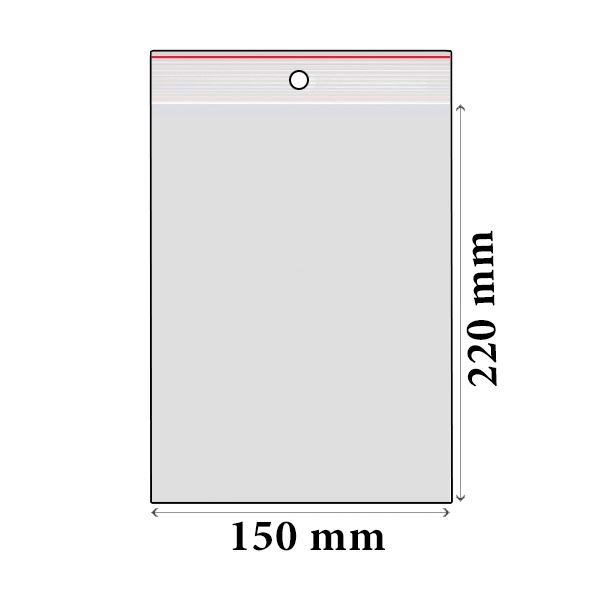 ZIP sáčky LDPE 150 x 220 mm (100 ks)