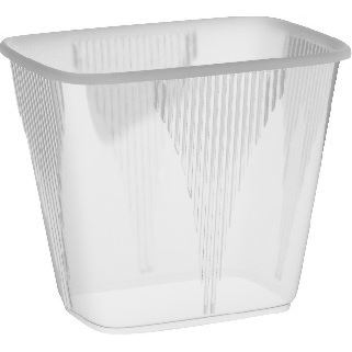 Miska hranatá 500 ml - průhledná (100 ks)