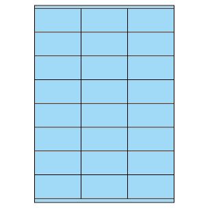 Samolepicí etikety 70 x 36 mm, A4 - modré (100 ks)