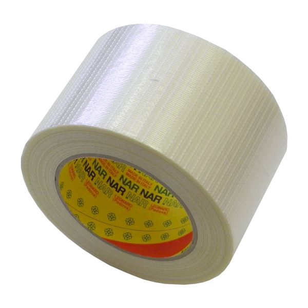 Narglass vyztužená lepicí páska šíře 75 mm x 50 m - transparentní
