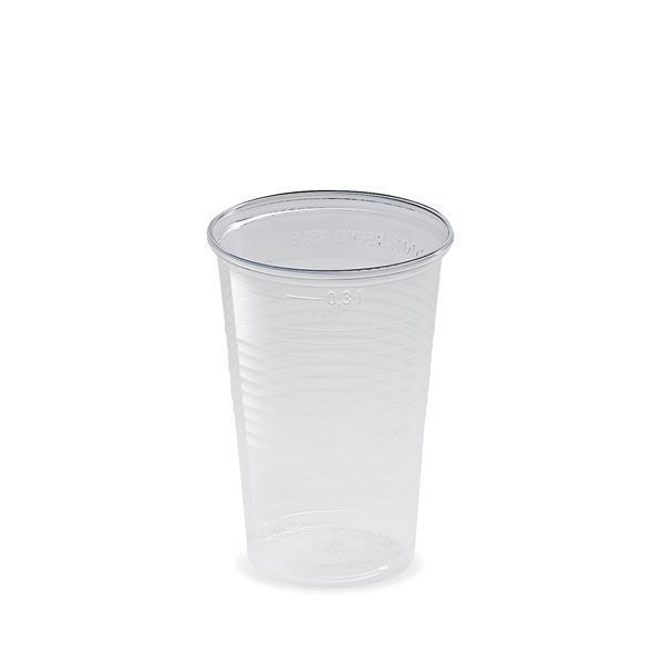 Plastový kelímek 0,3 l (100 ks) - transparentní