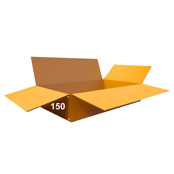 Krabice papírová klopová 3VVL 400 x 300 x 150 mm