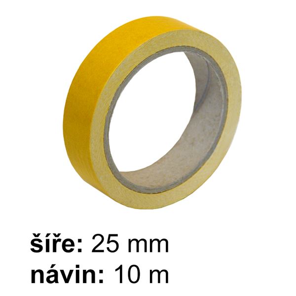 Oboustranná textilní lepicí páska šíře 25 mm x 10 m - narbiflex
