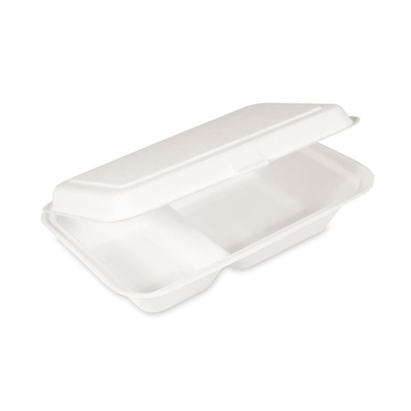 Menu box 2dílný BIO cukrová třtina (50 ks) - bílý