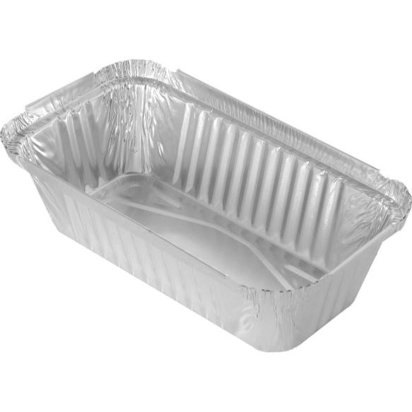 Hliníková miska 690 ml - hranatá (100 ks)
