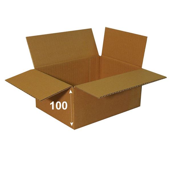 Krabice papírová klopová 3VVL 200 x 100 x 100 mm