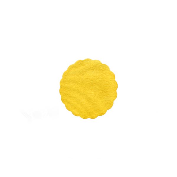 Rozetky PREMIUM průměr 9 cm - žluté (500 ks)