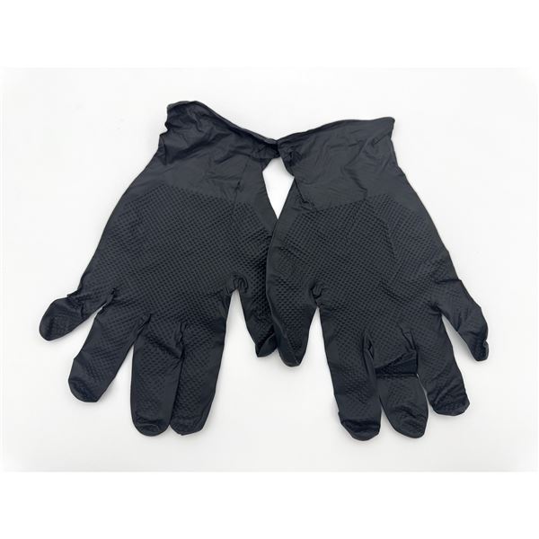 Rukavice DIAMOND BLACK nitrilové jednorázové - M (50ks)