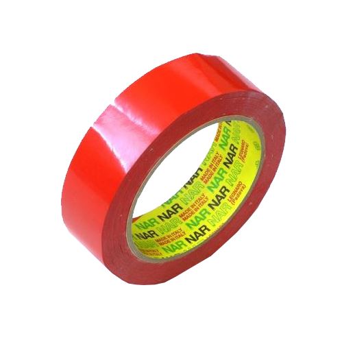 Nartape lepicí páska šíře 25 mm x 66 m - červená