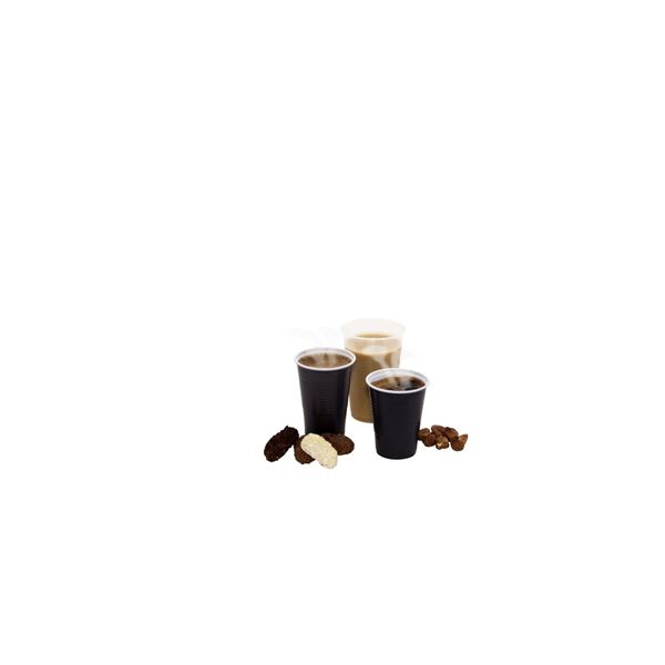 Kávový kelímek 0,18 l (100 ks) - hnědo-bílý