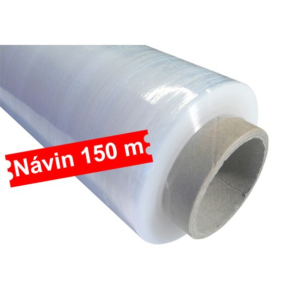 Ruční stretch fólie 500 mm, 23 mic, 1,8 kg - transparentní