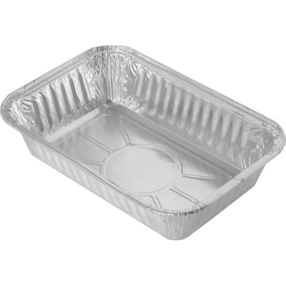 Hliníková mísa na těstoviny 800 ml - hranatá (100 ks)
