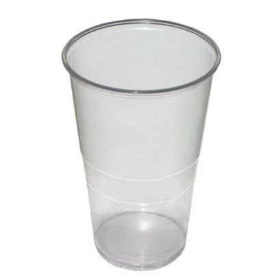 Plastový kelímek 0,5 l (50 ks)- transparentní